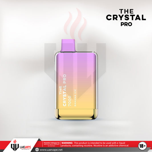 The Crystal Pro 7000 Puffs 20mg - Banana Ice