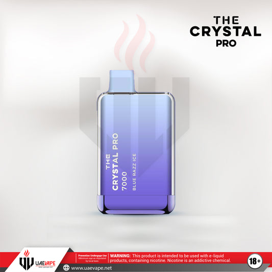 The Crystal Pro 7000 Puffs 20mg - Blue Razz Ice