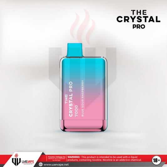 The Crystal Pro 7000 Puffs 20mg - Blue Sour Raspberry