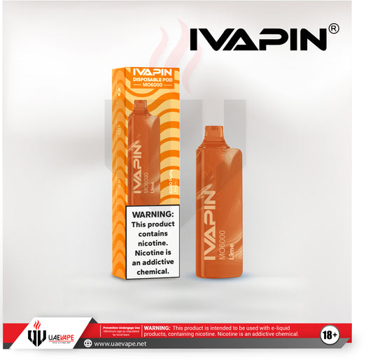 IVAPIN 6000 Puffs 20mg - Lime