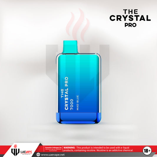 The Crystal Pro 7000 Puffs 20mg - Mad Blue