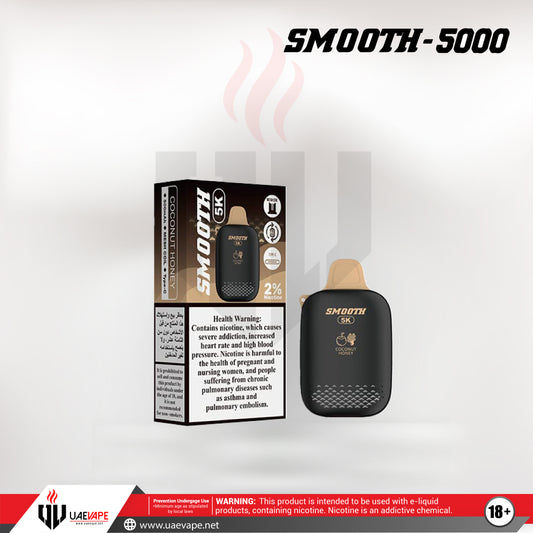 Smooth Disposables 20mg 5000 Puffs - Coconut Honey