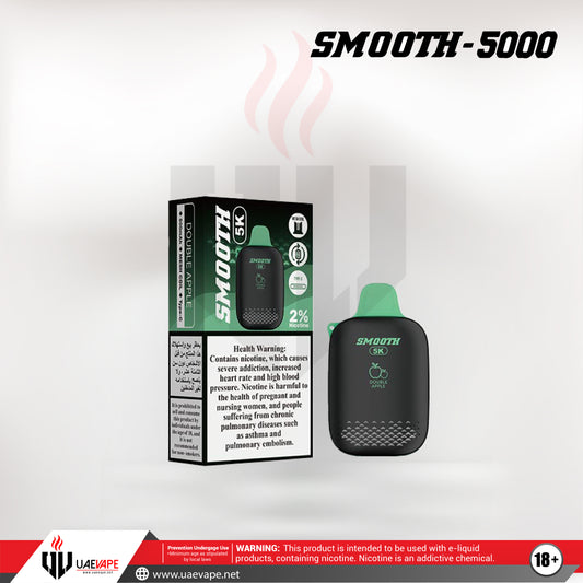 Smooth Disposables 20mg 5000 Puffs - Double Apple