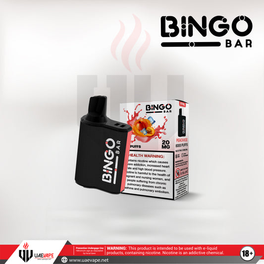 Bingo Bar 6000 Puffs 20mg - Peach Ice