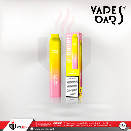 Vapes Bars Ghost Max 3000 Puffs - Pink Lemonade