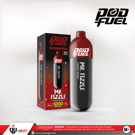 Pod Fuel Disposables 5000 Puffs 0mg - Mr. Fizzle