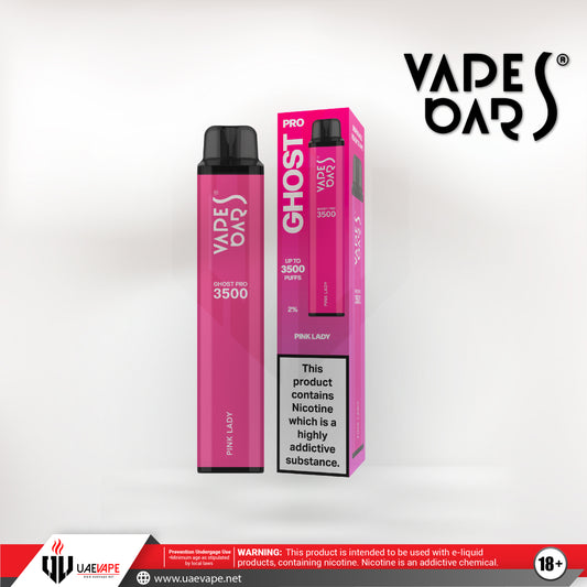 Vapes Bars Ghost Pro Disposables 3500 Puffs - Pink Lady 20mg