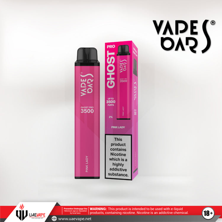 Vapes Bars Ghost Pro Disposables 3500 Puffs - Pink Lady 20mg