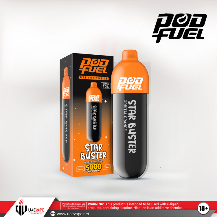 Pod Fuel Disposables 5000 Puffs 0mg - Star Buster
