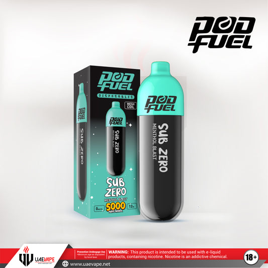 Pod Fuel Disposables 5000 Puffs 0mg - Sub Zero