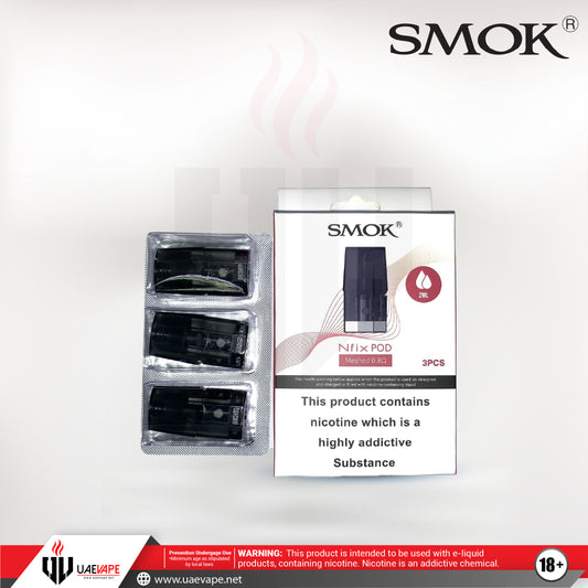 Smok Nfix Replacement Pods Meshed 0.8ohm