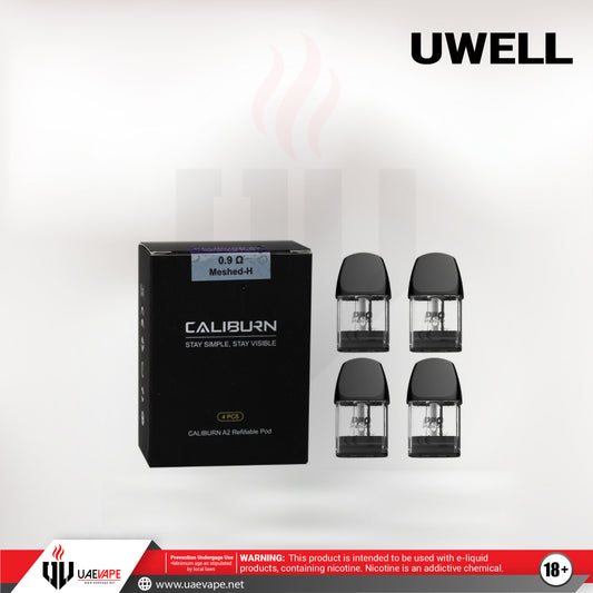 Uwell Caliburn A2 refillable Pod 0.9 Meshed