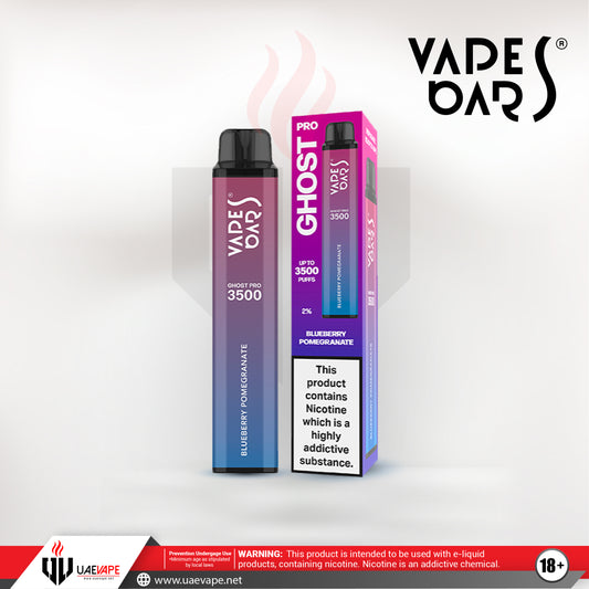 Vapes Bars Ghost Pro Disposables 3500 Puffs - Blueberry Pomegranate 20mg