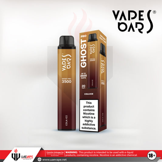 Vapes Bars Ghost Pro Disposables 3500 Puffs - Cola Ice 20mg