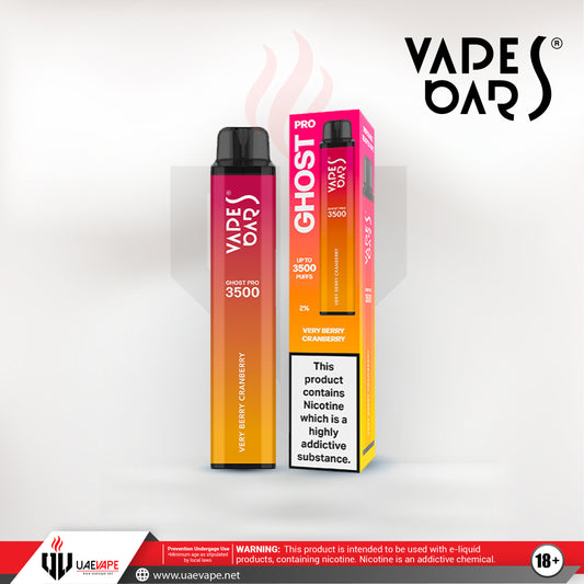 Vapes Bars Ghost Pro Disposables 3500 Puffs - Very Berry Cranberry 20mg